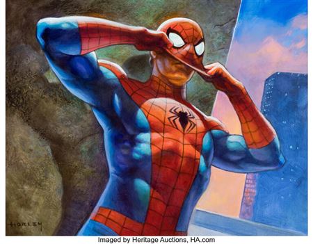 Alex Horley Magic: The Gathering | Marvel's Spider-Man #176 "Spider-Suit" Painting Original Art (Marvel/Wizards of... by Alex Horley - Auction record, sale price, and art valuation. Compare with similar artists and explore comparable artworks.
