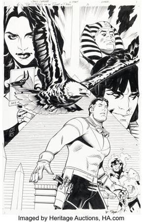Chris Sprouse and Karl Story Tom Strong and the Planet of Peril #3 Cover Original Art (DC, 2013).... by Chris Sprouse - Auction record, sale price, and art valuation. Compare with similar artists and explore comparable artworks.