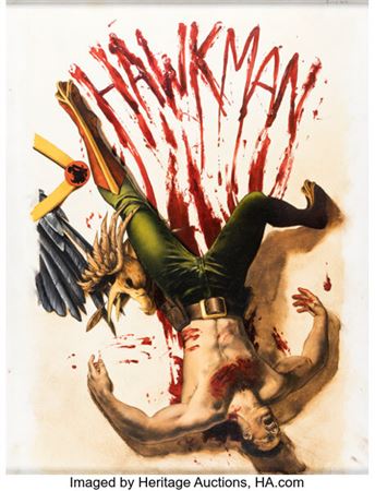 John Watson Hawkman #21 Cover Original Art (DC, 2004)....