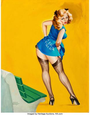 Wet Paint, Wink magazine cover, February 1952