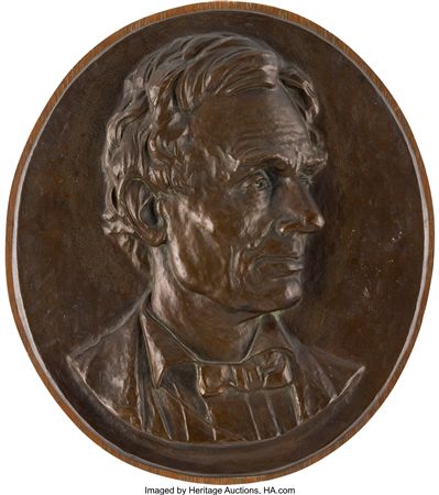 Araham Lincoln: Bronze Plaque