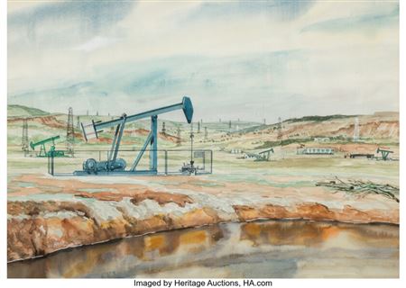 Pit, Pumpjacks, and Derricks