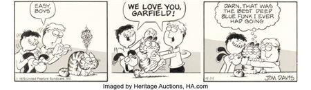 Jim Davis - The Art of Garfield Comic Art