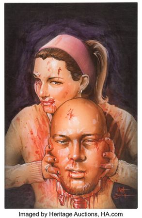 Matt Busch Night of the Living Dead: Aftermath #9 Cover Original Art (Avatar Press, 2013)....
