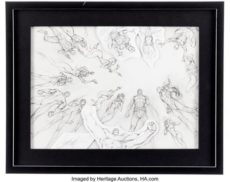 J. Scott Campbell More Marvelous Art Cover Preliminary Original Art (Marvel, 2016).... (Total: 2 Original Art)