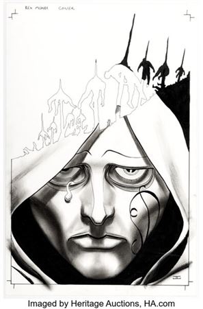 John Cassaday Rex Mundi #14 Cover Original Art (Dark Horse, 2008)....
