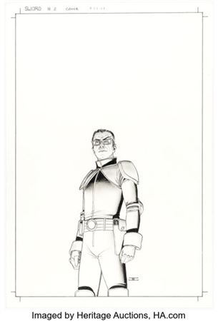 John Cassaday S.W.O.R.D. #2 Cover Original Art (Marvel, 2010)....