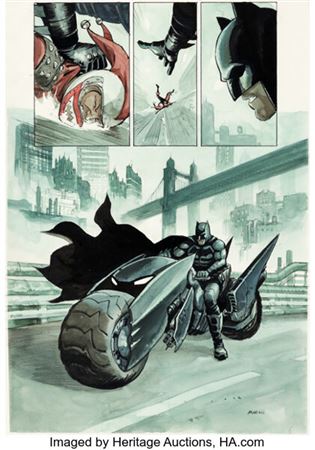 Enrico Marini Batman: The Dark Prince Charming #2 Story Page 6 Original Art (DC/Dargaud, 2018). ...