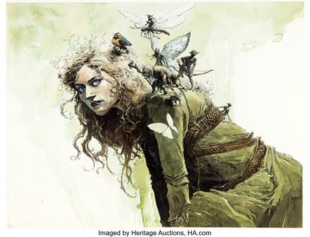 Guillaume Sorel - La Druidesse Illustration Original Art (2020). ...