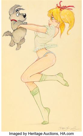 Dean Yeagle - Mandy and Little Dog Illustration Original Art (2010).... by Dean Yeagle - Auction record, sale price, and art valuation. Compare with similar artists and explore comparable artworks.
