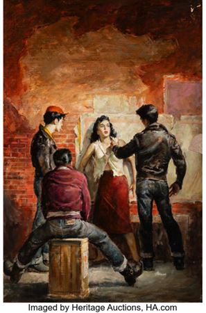 The Young and Violent paperback cover