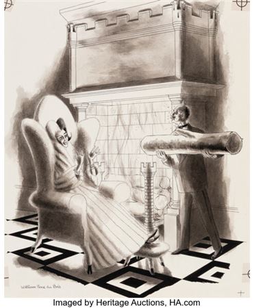 The Great Dog Robbery (101 Dalmatians) , Women's Day magazine interiors (three works)
