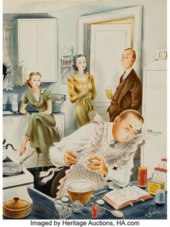 Gourmet Cook?, Saturday Evening Post cover