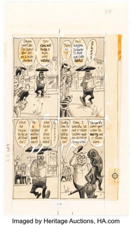 Harvey Kurtzman Harvey Kurtzman's Jungle Book "Decadence Degenerated" Story Page 9 Original Art (Ballantine Books,...