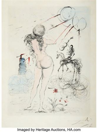 Nu, cheval, et la Mort, from Poèmes Secrets