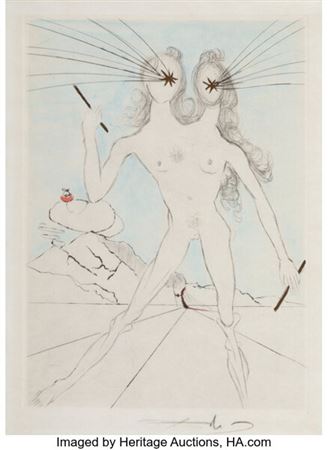 Bicephale (personnage à dues têtes), from Les amours de Cassandre