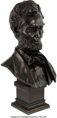 Abraham Lincoln: Large and Commanding Bronze Bust