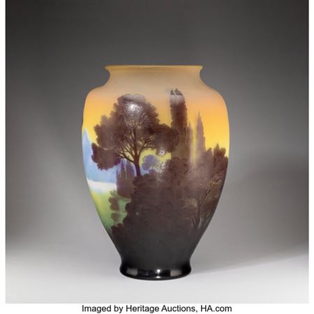 Rare & Monumental Lac de Côme Vase