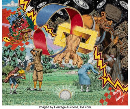 The Repository of all Lost Things by Robert Williams - Auction record, sale price, and art valuation. Compare with similar artists and explore comparable artworks.