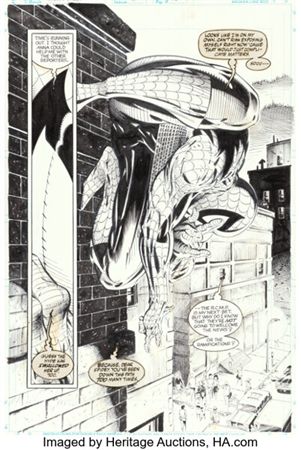 Todd McFarlane and Rick Magyar Spider-Man #11 Story Page 10 Original Art (Marvel, 1991)