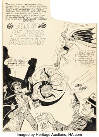 Sheldon Moldoff (as Bob Kane) Batman #144 Complete 8-Page Story Original Art (DC, 1961).... (Total: 8 Original Art)