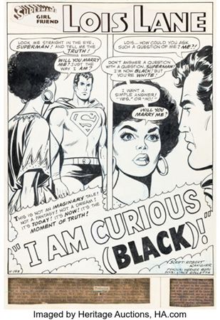 Werner Roth and Vince Colletta Superman's Girl Friend, Lois Lane #106 Story Page 1 Original Art (DC, 1970)