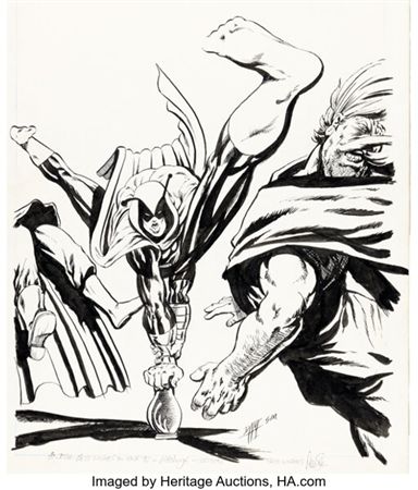Dave Sim Cerebus #39 Moon Roach Cover Original Art (Aardvark-Vanaheim, 1982) by Dave Sim - Auction record, sale price, and art valuation. Compare with similar artists and explore comparable artworks.