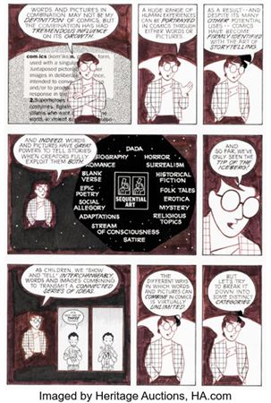 Scott McCloud Understanding Comics Story Page 152 Original Art (Tundra Publishing, 1993)