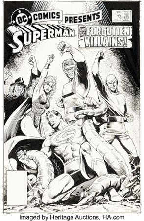 Eduardo Barreto DC Comics Presents #78 Superman Cover Original Art (DC, 1985) by Eduardo Barreto - Auction record, sale price, and art valuation. Compare with similar artists and explore comparable artworks.