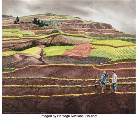 Chinese Hillside, Szechuan Province