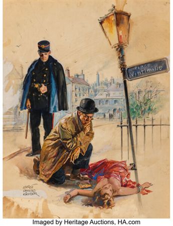 Inspector Maigret & The Dead Girl paperback cover