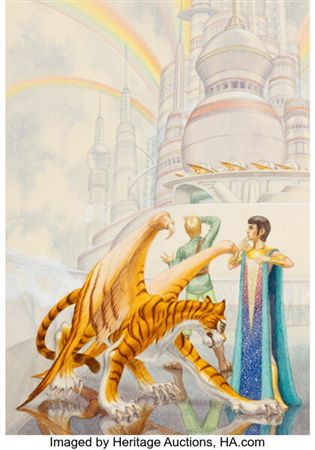 The Rainbow King, Isaac Asimov's Science Fiction digest magazine cover