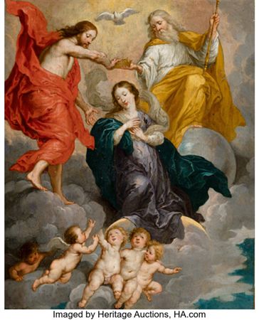 Coronation of the Virgin, after Rubens
