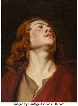 Saint John the Evangelist, after Peter Paul Rubens and Anthony van Dyck