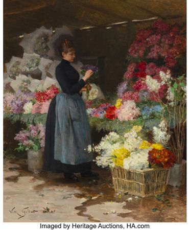 The flower market
