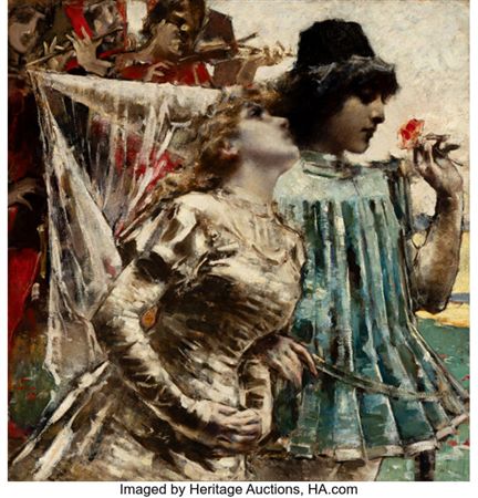 Motivo mediovale (Medieval subject) by Luigi Conconi - Auction record, sale price, and art valuation. Compare with similar artists and explore comparable artworks.