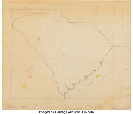 Spoleto South Carolina Map (study)