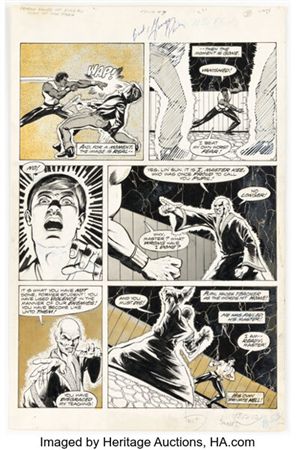 Deadly Hands of Kung Fu #7 Sons of the Tiger Story Page 9 Original Art (Marvel, 1974)....
