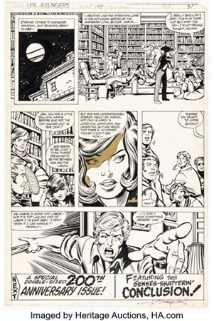 The Avengers #199 Story Page 18 Original Art (Marvel, 1980)