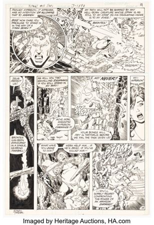 The New Teen Titans #11 Story Page 15 Original Art (DC, 1981)....