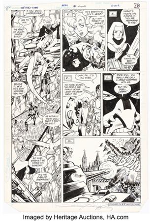 Tales of the Teen Titans #41 Story Page 21 Original Art (DC, 1984)