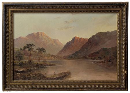 Sunset Scottish Identified Loch Landscape