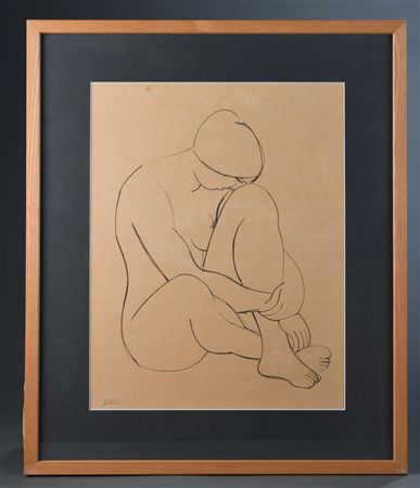 Seated nude