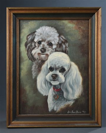 Portrait of two Dogs