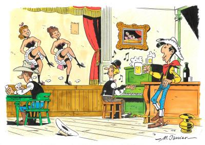 Lucky Luke. The Cursed Ranch by Michel Janvier - Auction record, sale price, and art valuation. Compare with similar artists and explore comparable artworks.