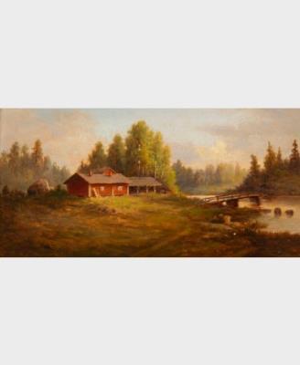 House by the Lake by Rudolf Akerblom - Auction record, sale price, and art valuation. Compare with similar artists and explore comparable artworks.