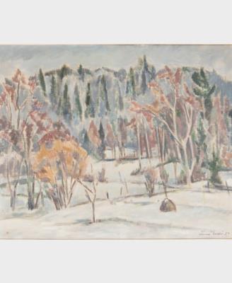 Talvimaisema by Ilmari Vuori - Auction record, sale price, and art valuation. Compare with similar artists and explore comparable artworks.