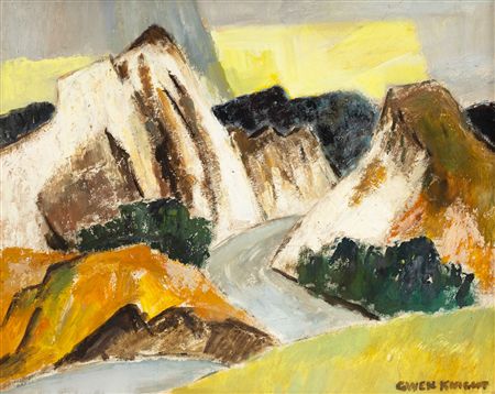 Road to Waikaremoana by Gwen Knight - Auction record, sale price, and art valuation. Compare with similar artists and explore comparable artworks.