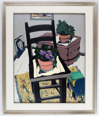 La chaise noire by Roger Cantin - Auction record, sale price, and art valuation. Compare with similar artists and explore comparable artworks.