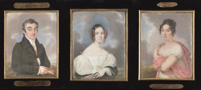Three Portraits of the Family of Joh. Nepo. Peter, k. and k. Prison Administrator (3)